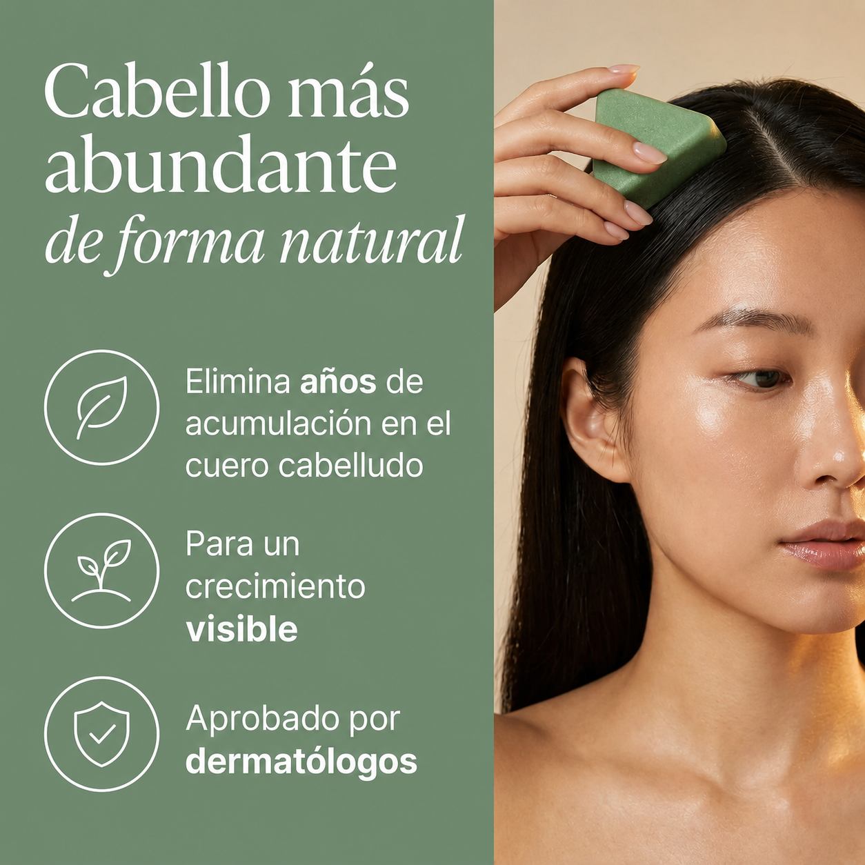 Yoracare · Barra Coreana · Apoya el crecimiento para un pelo sano y fuerte